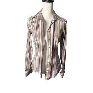 Thomas Pink Women's Multicolor Long Sleeve Button down Size 4